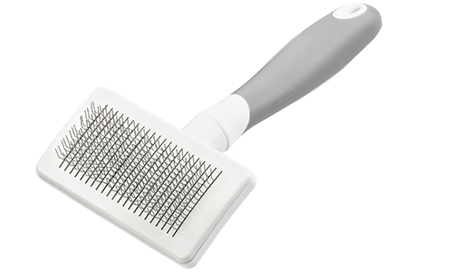 Escova autolimpante para cães Escova slicker auto-limpante para cães e gatos com cerdas finas de metal e cabo ergonômico, para remover nós.