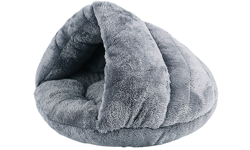 Cama aconchegante de pelúcia