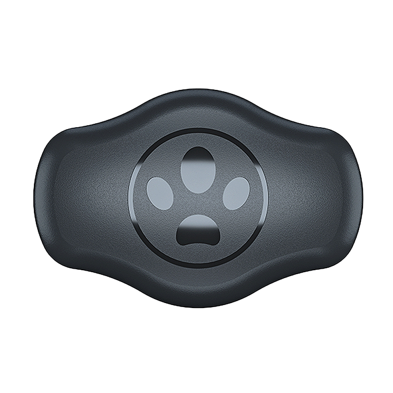 Capa protetora AirTag para coleira de cão Capa protetora para AirTag com design de pegada, ajuste universal para coleiras de cães, segura para AirTags.