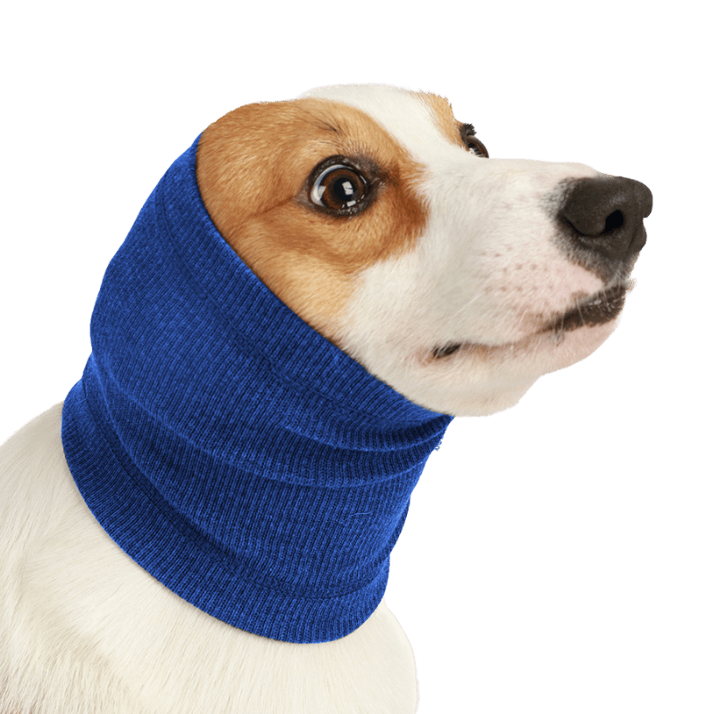 Gola Antiansiedade para Cães com Proteção dos Ouvidos, e Contra o Ruído e o Inverno
